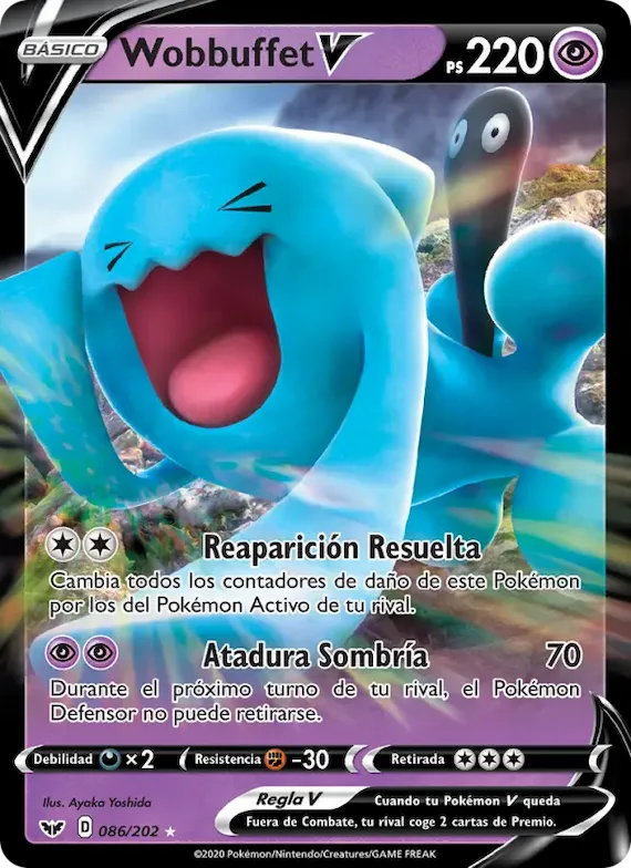Wobbuffet V 86 – Espada y Escudo