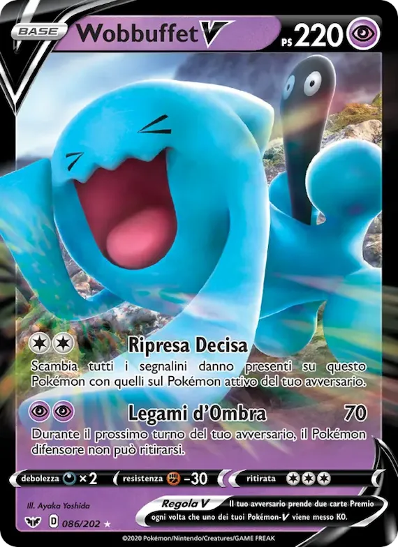Wobbuffet V 86 – Spada e Scudo