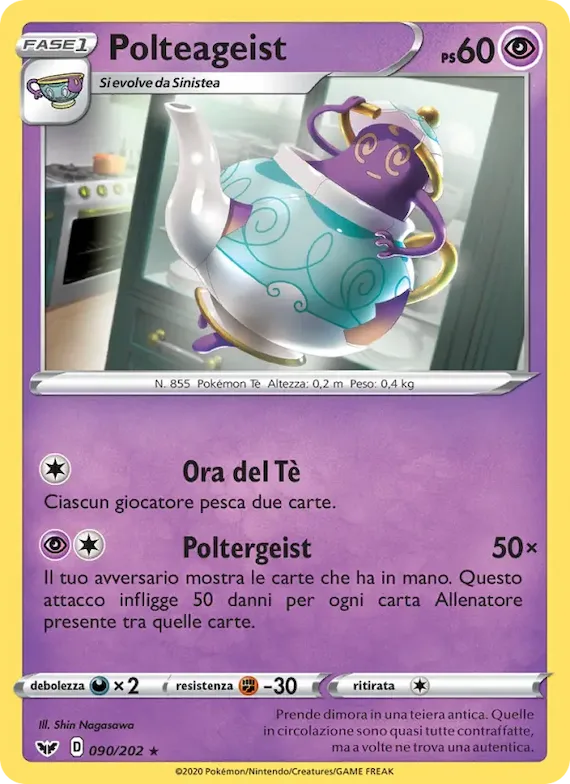 Polteageist 90 – Spada e Scudo