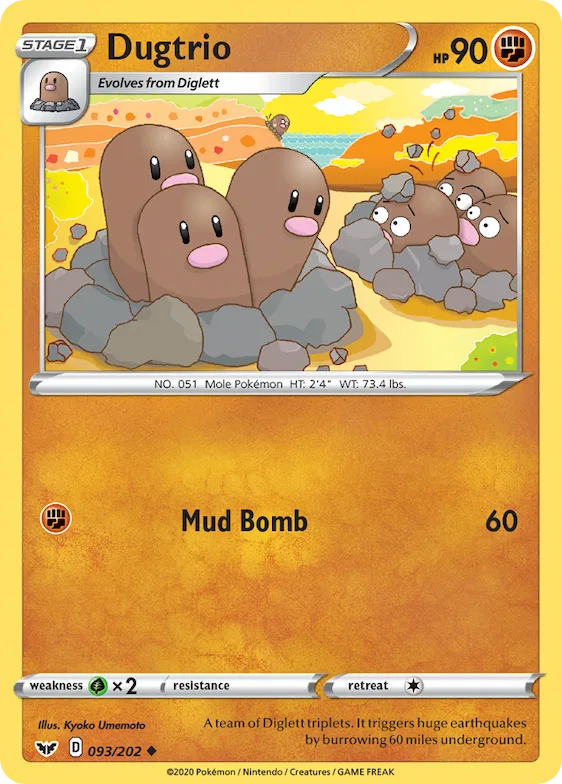 Dugtrio 93 – Espada e Escudo