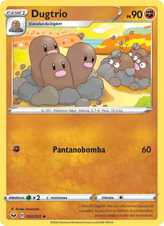 Dugtrio 93 – Spada e Scudo