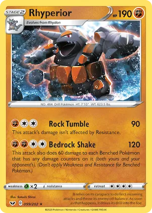 Rhyperior #99 – Sword & Shield