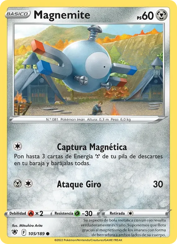 Magnemite 105 – Resplandor Astral