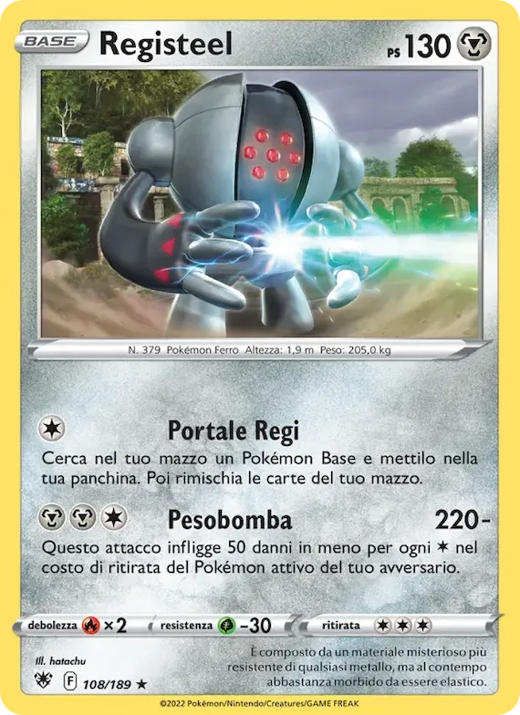 Registeel 108 – Lucentezza Siderale