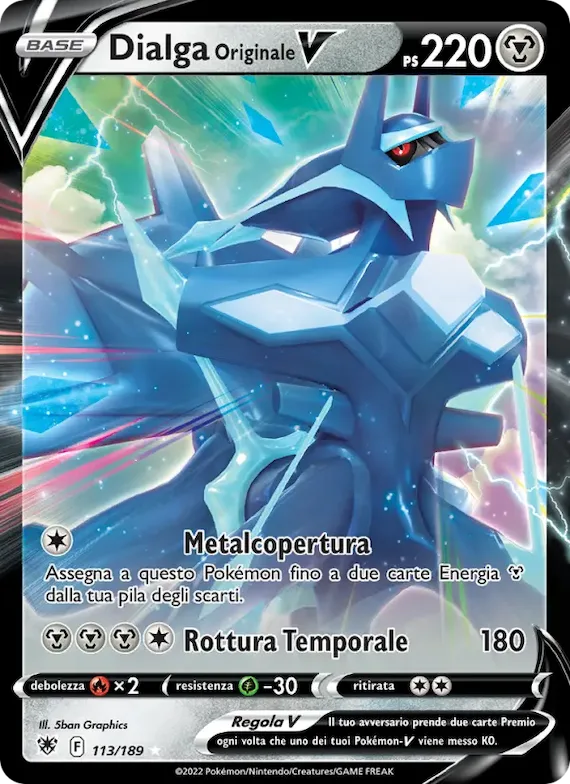 Dialga Originale V 113 – Lucentezza Siderale