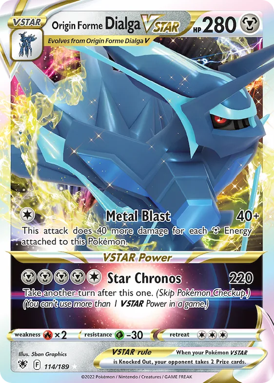 Origin Forme Dialga VSTAR #114 – Astral Radiance