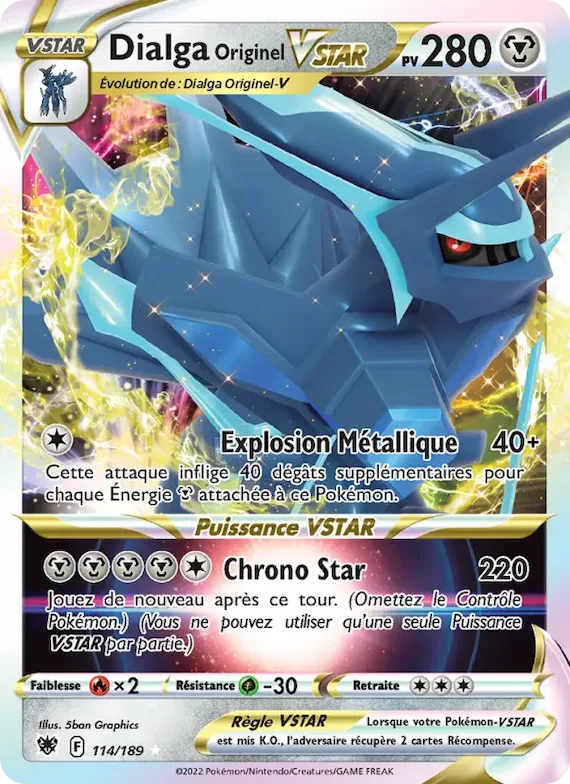 Dialga Originel VSTAR 114 – Astres Radieux