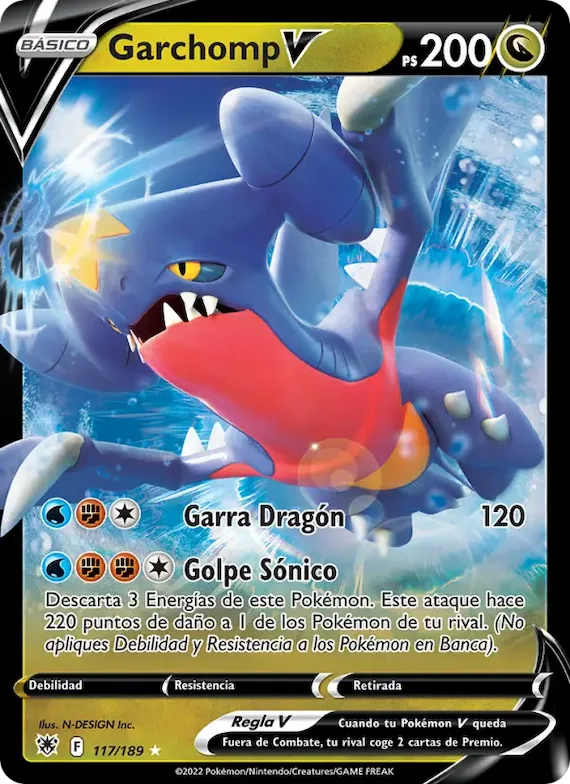 Garchomp V 117 – Resplandor Astral