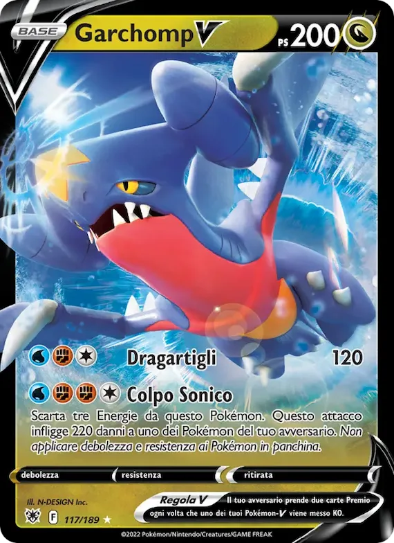 Garchomp V 117 – Lucentezza Siderale