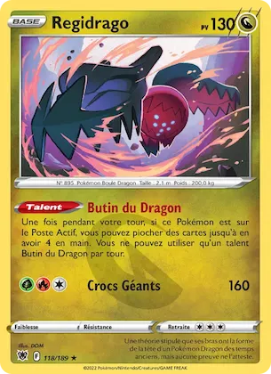 Regidrago n° 118 – Astres Radieux