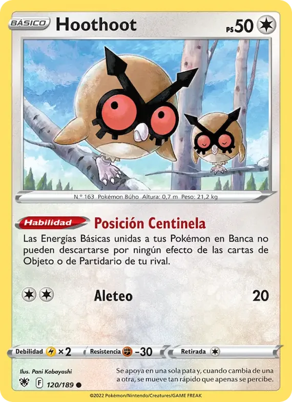 Hoothoot 120 – Resplandor Astral
