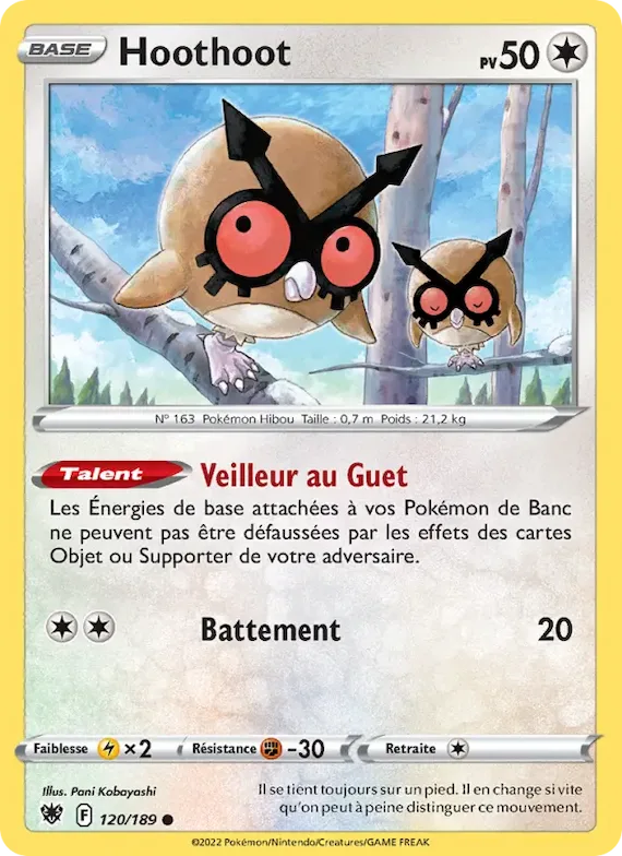 Hoothoot 120 – Astres Radieux