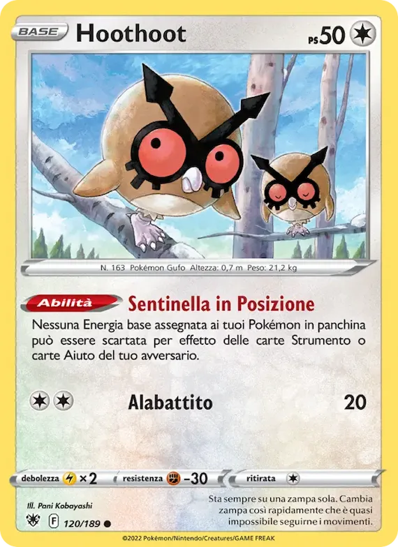 Hoothoot 120 – Lucentezza Siderale