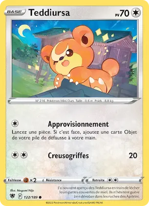 Teddiursa n° 122 – Astres Radieux