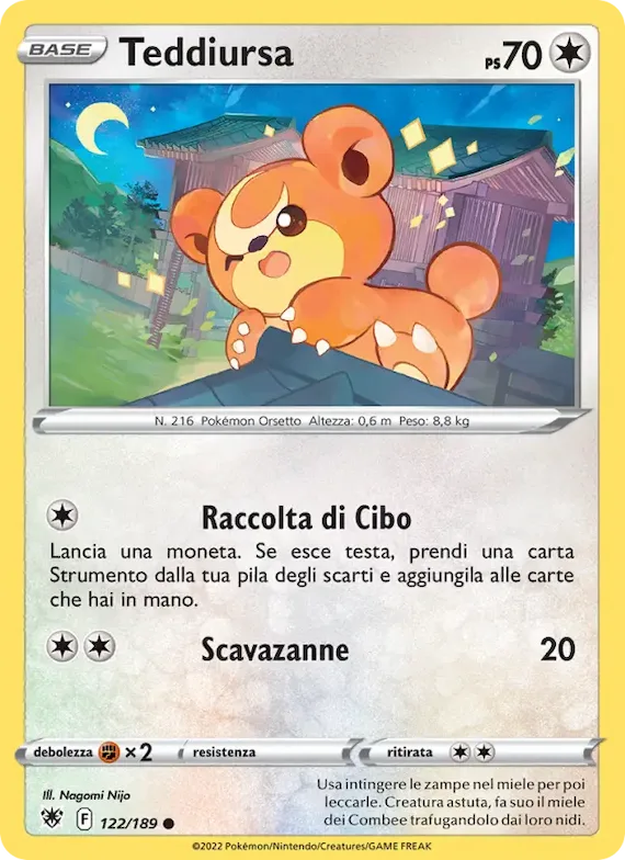 Teddiursa 122 – Lucentezza Siderale