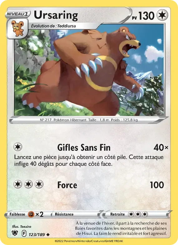 Ursaring 123 – Astres Radieux