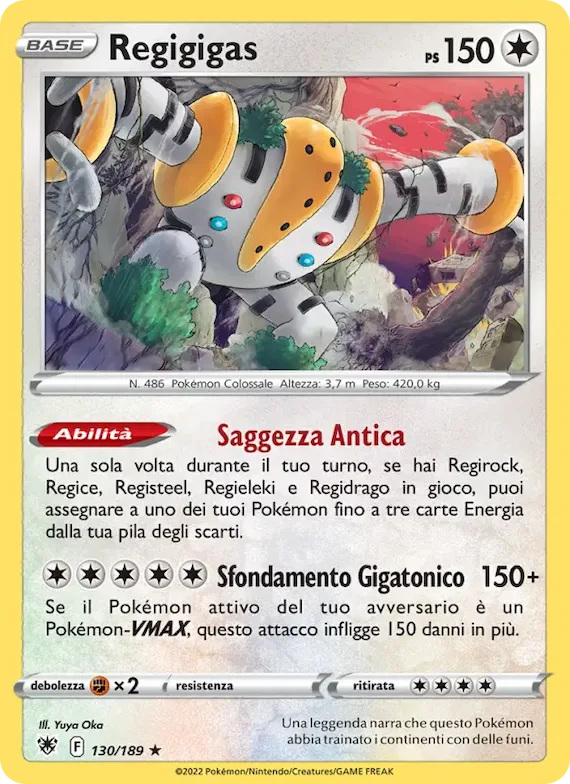 Regigigas 130 – Lucentezza Siderale