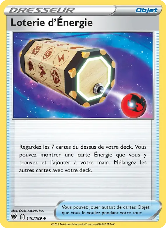 Loterie d'Énergie 140 – Astres Radieux