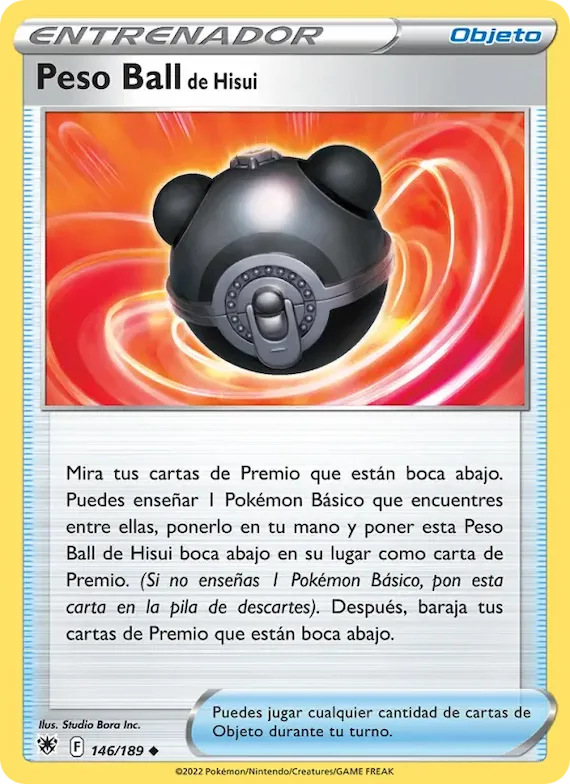 Peso Ball de Hisui 146 – Resplandor Astral