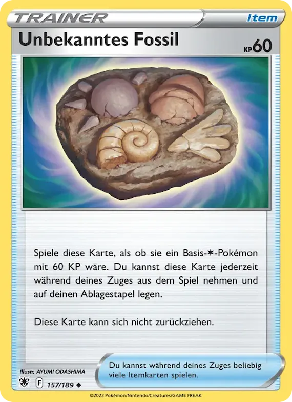 Unbekanntes Fossil 157 – Astralglanz