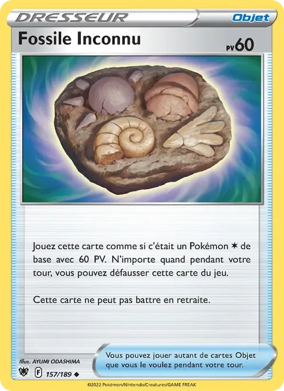 Fossile Inconnu 157 – Astres Radieux