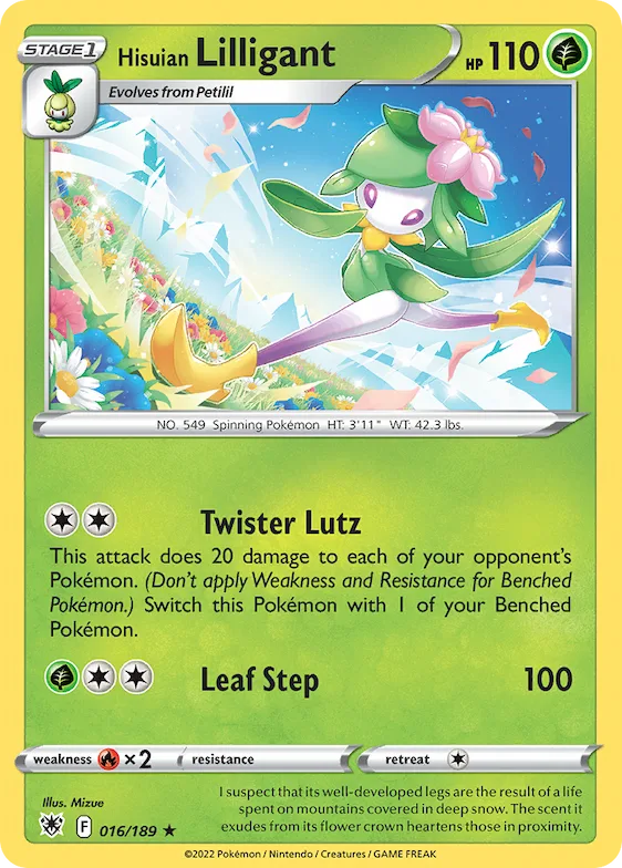 Lilligant de Hisui 16 – Estrelas Radiantes