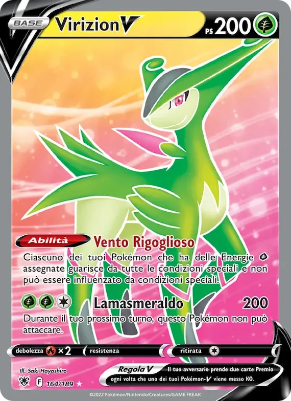 Virizion V 164 – Lucentezza Siderale