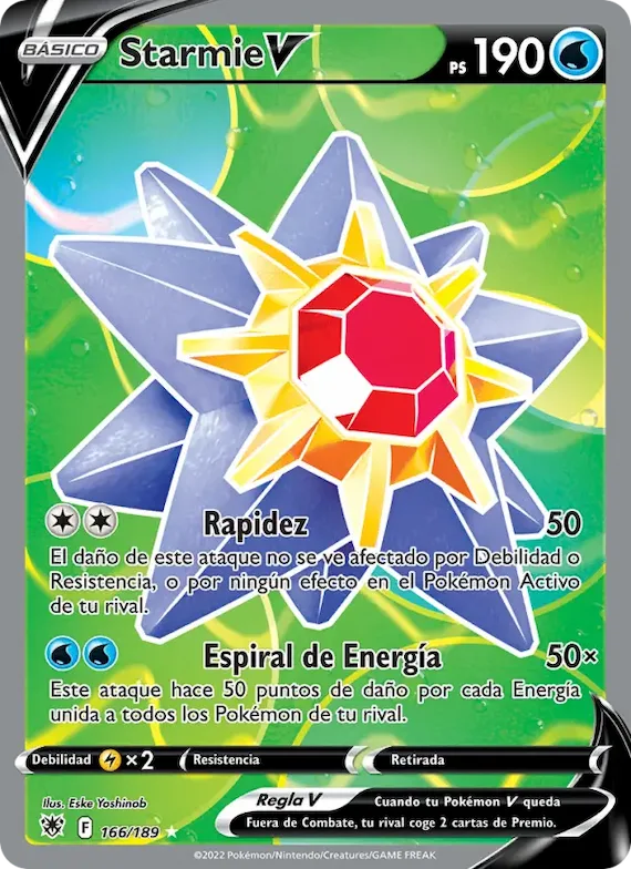 Starmie V 166 – Resplandor Astral