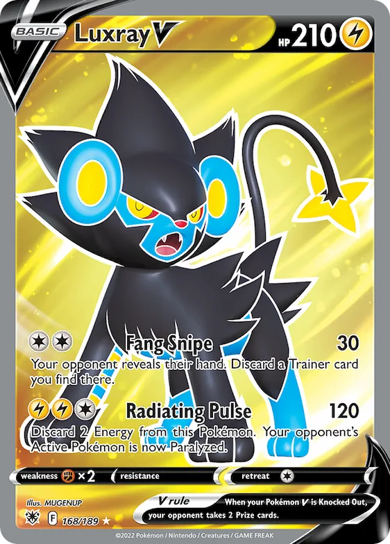 Luxray V #168 – Astral Radiance