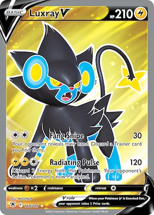 Luxray V #168 – Astral Radiance