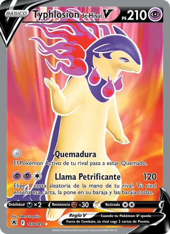 Typhlosion de Hisui V 169 – Resplandor Astral