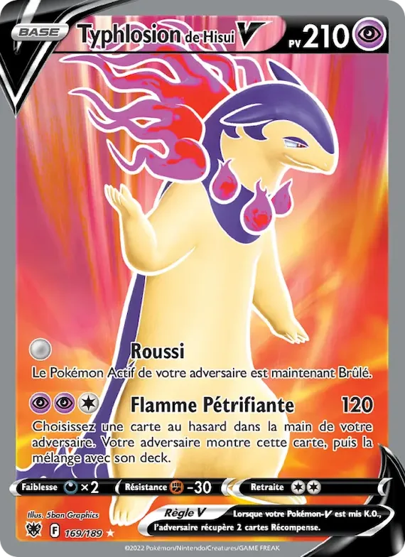 Typhlosion de Hisui V 169 – Astres Radieux