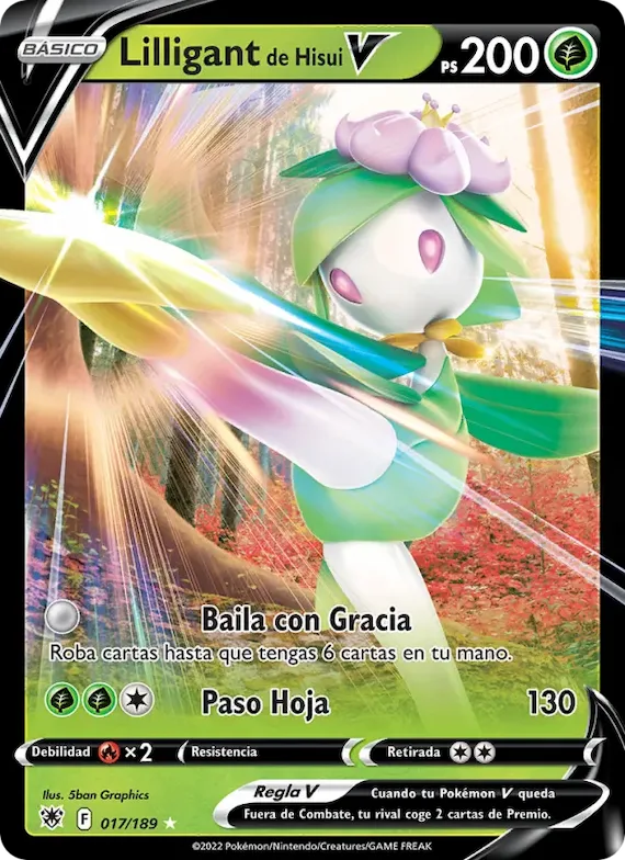 Lilligant de Hisui V 17 – Resplandor Astral