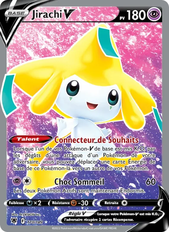 Jirachi V 170 – Astres Radieux