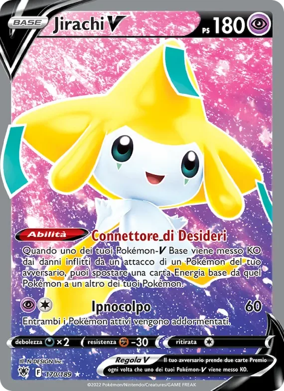 Jirachi V 170 – Lucentezza Siderale