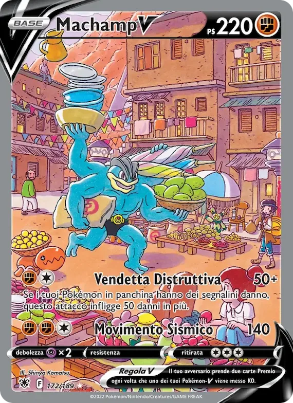 Machamp V 172 – Lucentezza Siderale