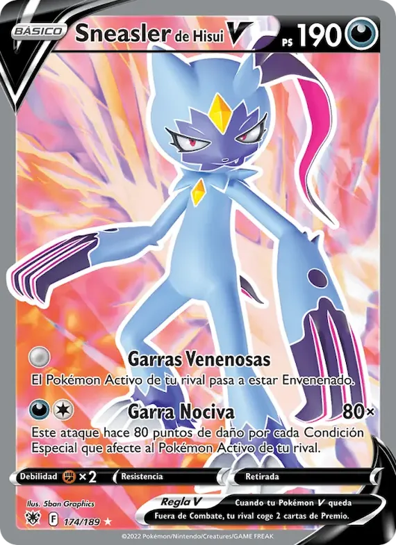 Sneasler de Hisui V 174 – Resplandor Astral