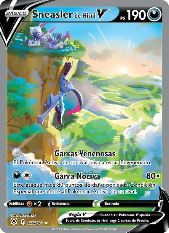 Sneasler de Hisui V 175 – Resplandor Astral