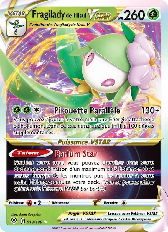 Fragilady de Hisui VSTAR 18 – Astres Radieux