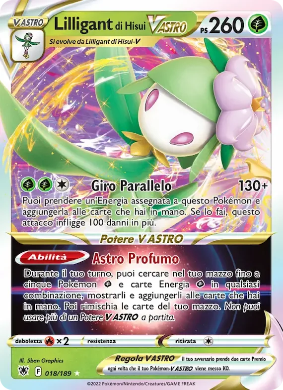 Lilligant di Hisui V ASTRO 18 – Lucentezza Siderale