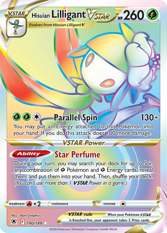 Hisuian Lilligant VSTAR #190 – Astral Radiance