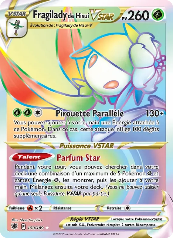 Fragilady de Hisui VSTAR 190 – Astres Radieux