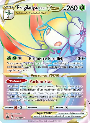 Fragilady de Hisui VSTAR n° 190 – Astres Radieux