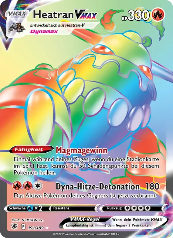 Heatran VMAX 191 – Astralglanz