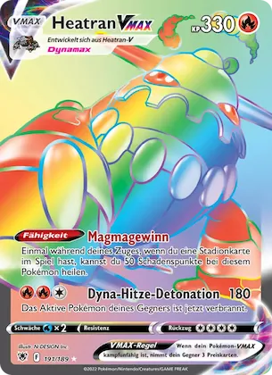 Heatran VMAX Nr. 191 – Astralglanz