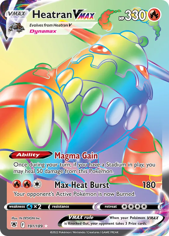 Heatran VMAX #191 – Astral Radiance