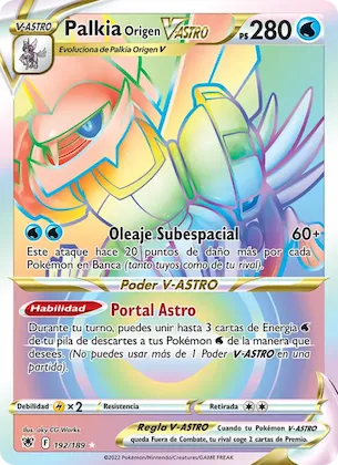 Palkia Origen V-ASTRO 192 – Resplandor Astral