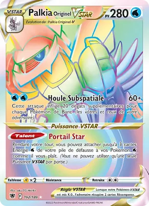 Palkia Originel VSTAR 192 – Astres Radieux