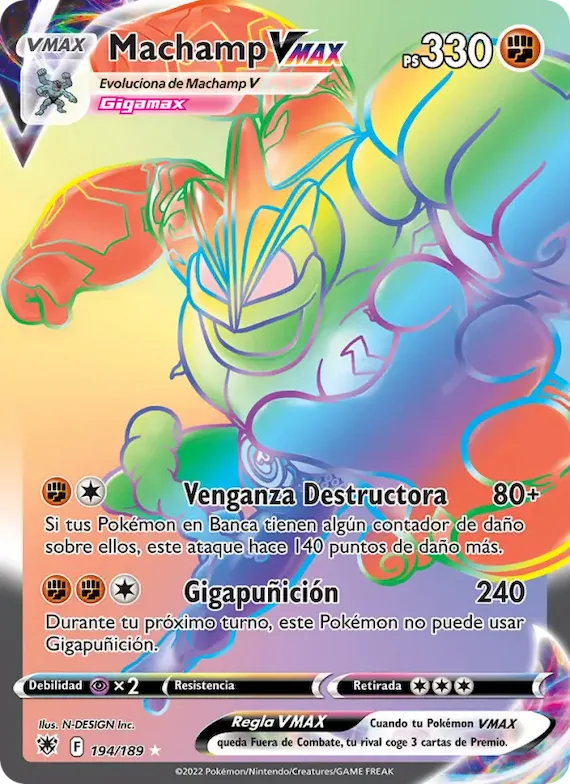 Machamp VMAX 194 – Resplandor Astral