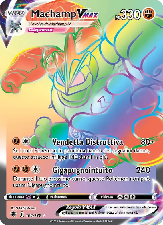 Machamp VMAX 194 – Lucentezza Siderale